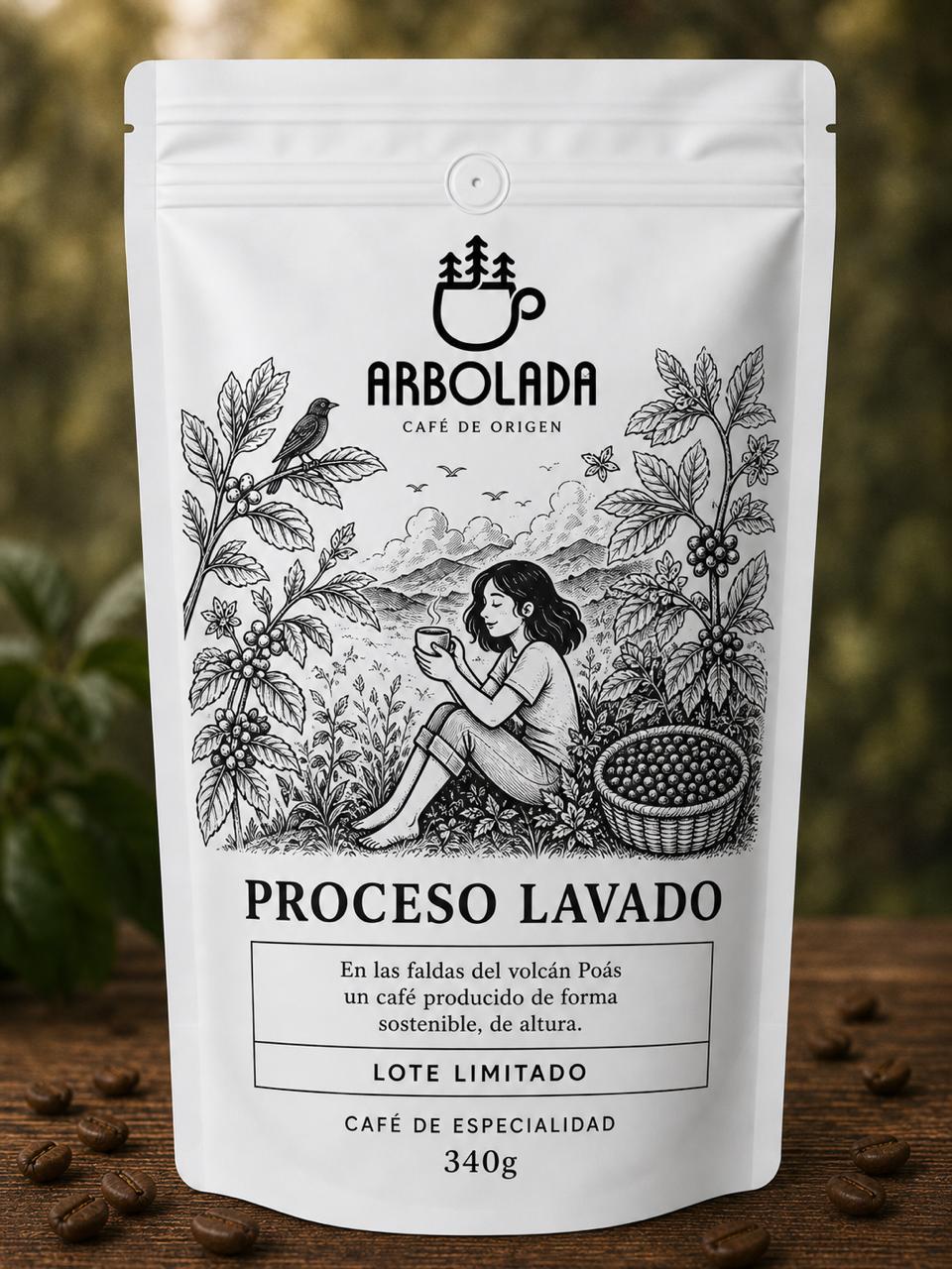 Bolsa de Café Lavado de Café Arbolada